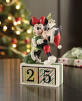 Lenox Disney Mickey & Minnie Mouse Countdown To Christmas Calendar Figurine NEW0
