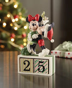 Lenox Disney Mickey & Minnie Mouse Countdown To Christmas Calendar Figurine NEW0