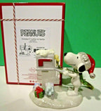 Lenox Peanuts Snoopy's Letter to Santa Ornament Figurine Woodstock Mailbox NEW13