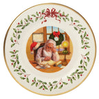 Lenox 2016 Santa Holiday Collectors Plate Annual Making A List Christmas USA NEW0