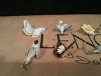 Lenox Spring Easter Mini Tree Ornaments Set 10 Flower Bird Butterfly Retired NEW5