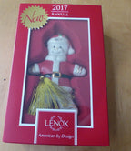 Lenox 2017 Gingerbread Man Ornament Figurine Annual Ginger Claus Christmas NEW6