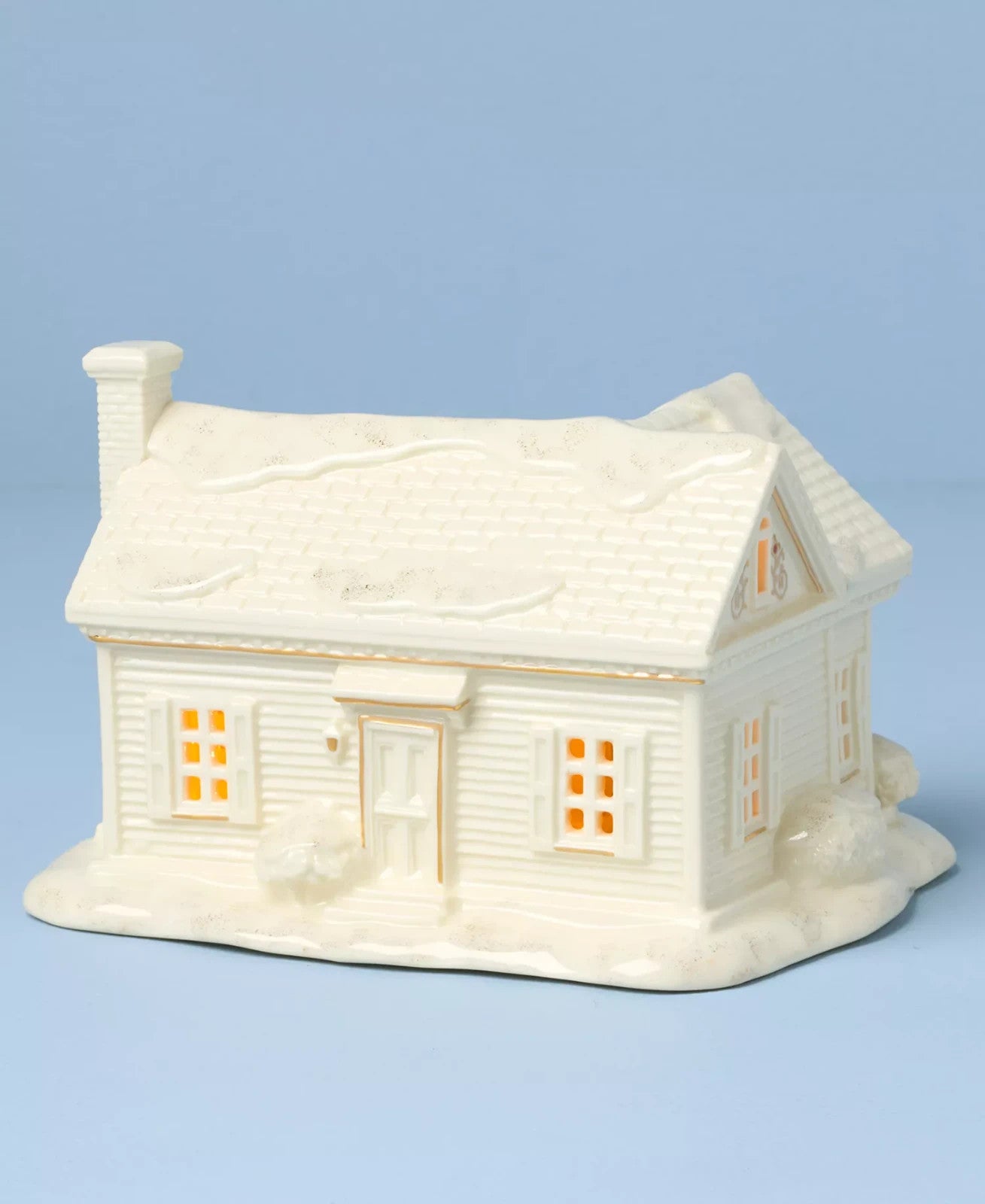 Lenox  Mistletoe Park Lighted Starter Set 3PC House Mini Figurines Christmas NEW4
