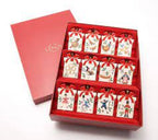 Lenox Twelve Days Of Christmas 12-Piece Ornament Set Hand Painted Bows Gift NEW6