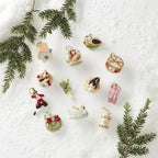 Lenox 12 Days Of Christmas Miniature Tree Ornaments Mini Twelve Set Swans NEW2