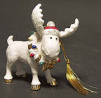 Lenox 2003 Moose Figurine Ornament Annual Moosechief Marcel Christmas COA NEW2